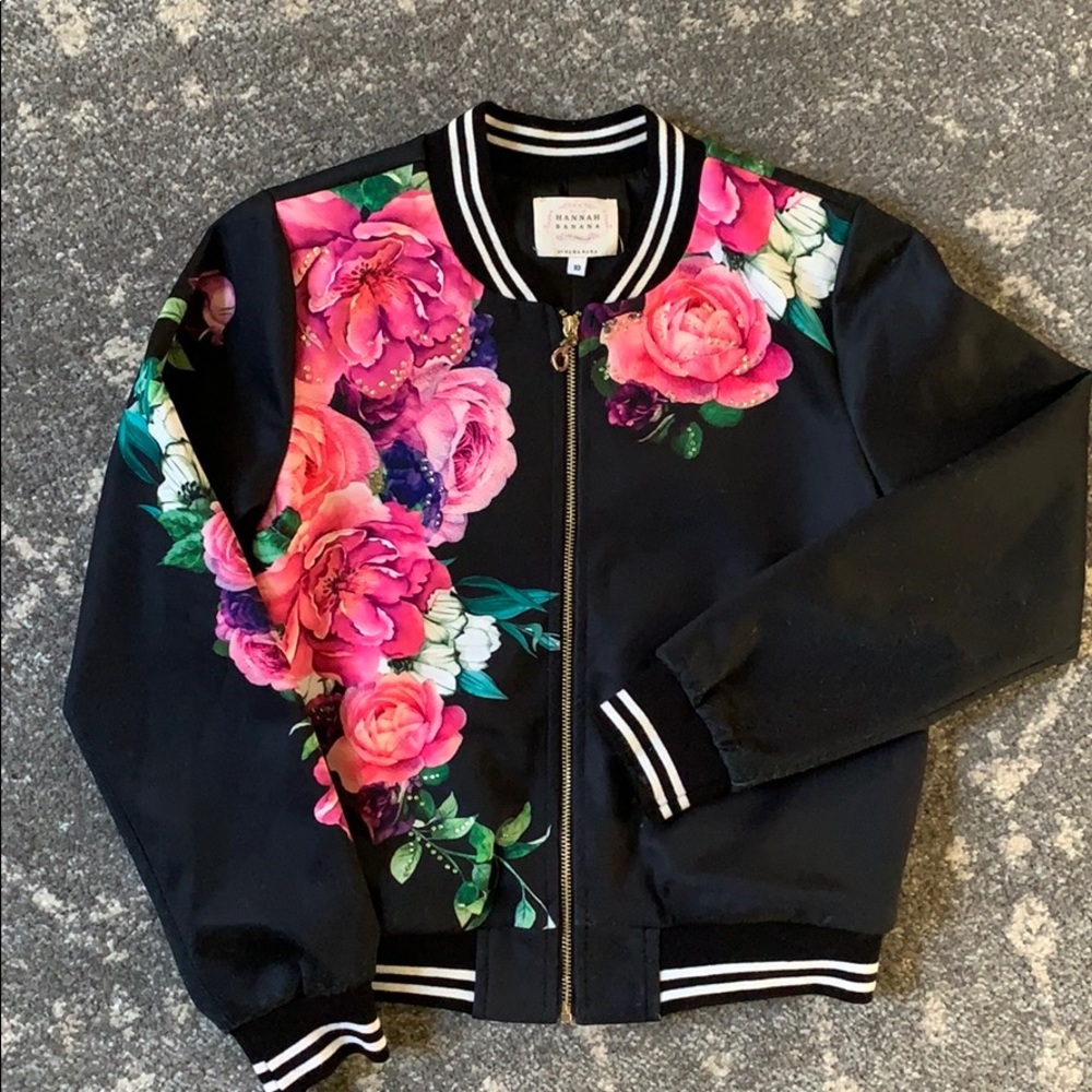 Hannah Banana adorable satin jacket